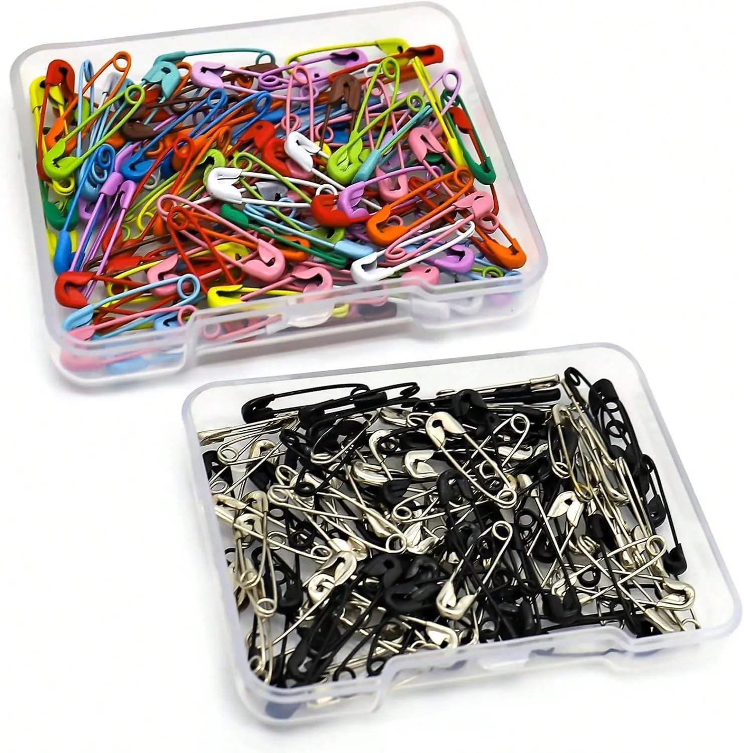 1 Box 120pcs  Colorful Safety Pin Candy Color Mix Small Buckle Needle Ornament Brooch Pin