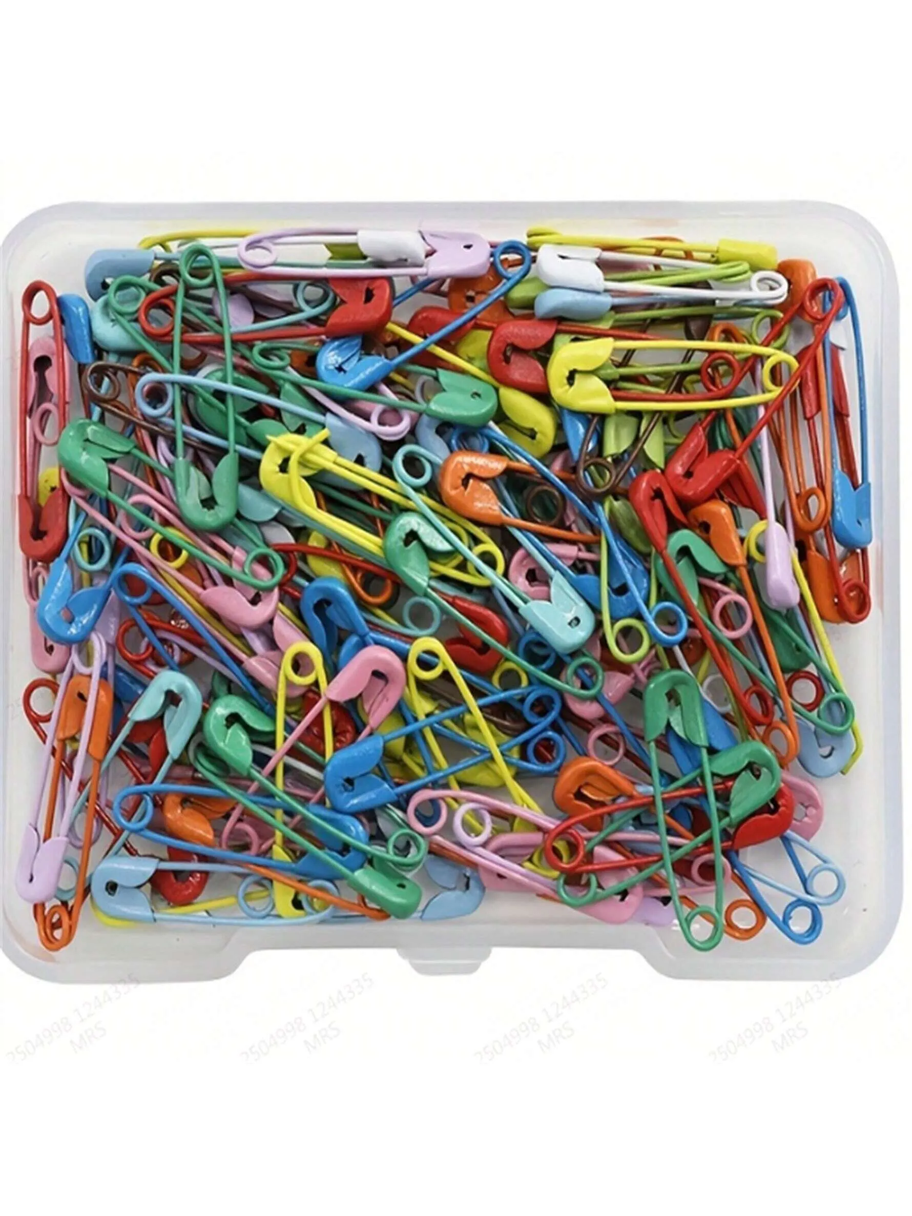 1 Box 120pcs  Colorful Safety Pin Candy Color Mix Small Buckle Needle Ornament Brooch Pin