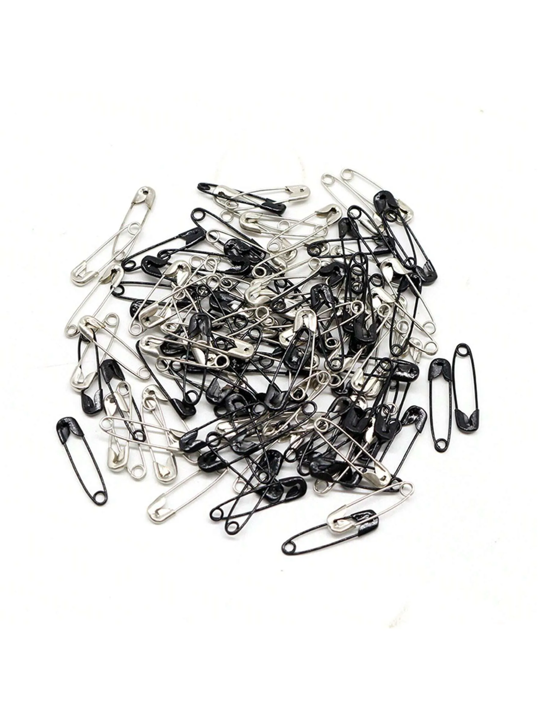 1 Box 120pcs  Colorful Safety Pin Candy Color Mix Small Buckle Needle Ornament Brooch Pin