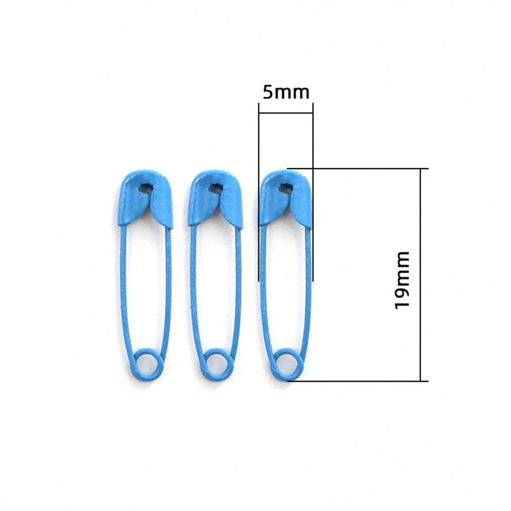 1 Box 120pcs  Colorful Safety Pin Candy Color Mix Small Buckle Needle Ornament Brooch Pin