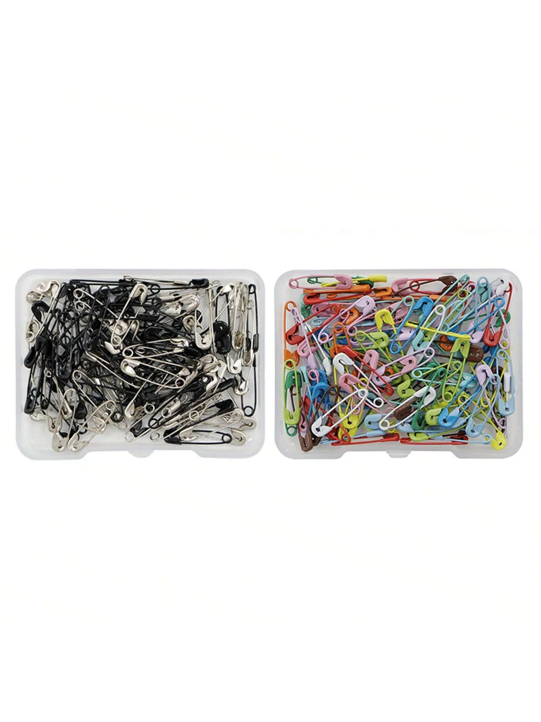 1 Box 120pcs  Colorful Safety Pin Candy Color Mix Small Buckle Needle Ornament Brooch Pin
