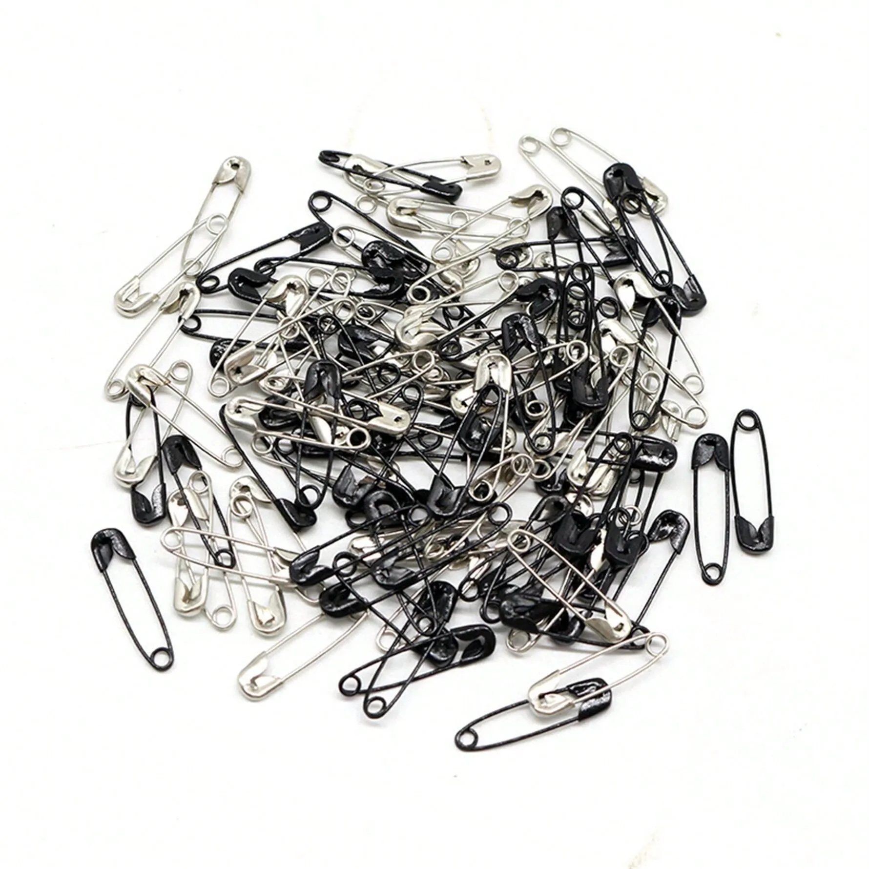 1 Box 120pcs  Colorful Safety Pin Candy Color Mix Small Buckle Needle Ornament Brooch Pin