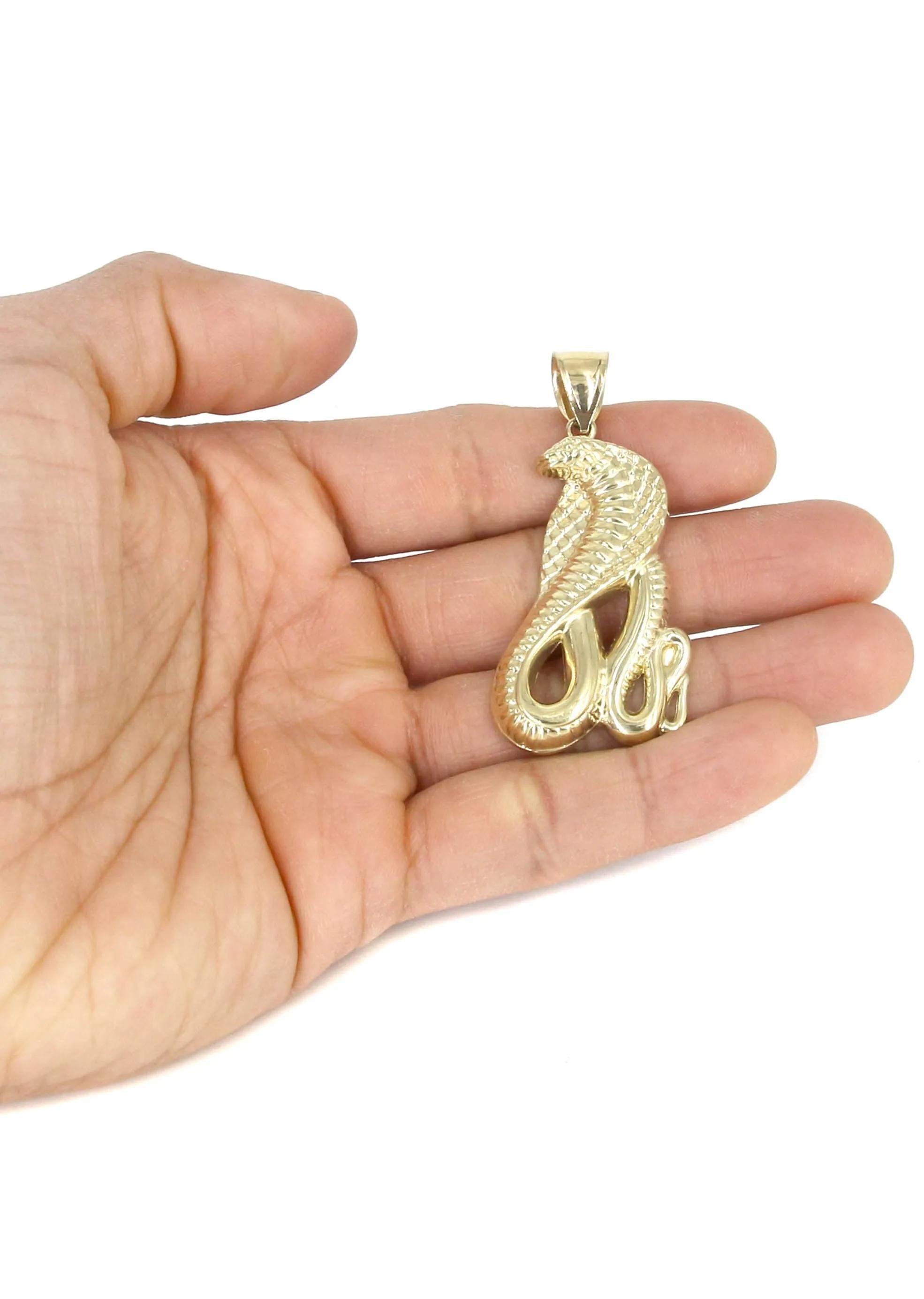 10K Yellow Gold Cobra Necklace | Appx. 21.7 Grams