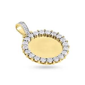 10K Yellow Gold Memory Pendant with 1.70CT Diamonds