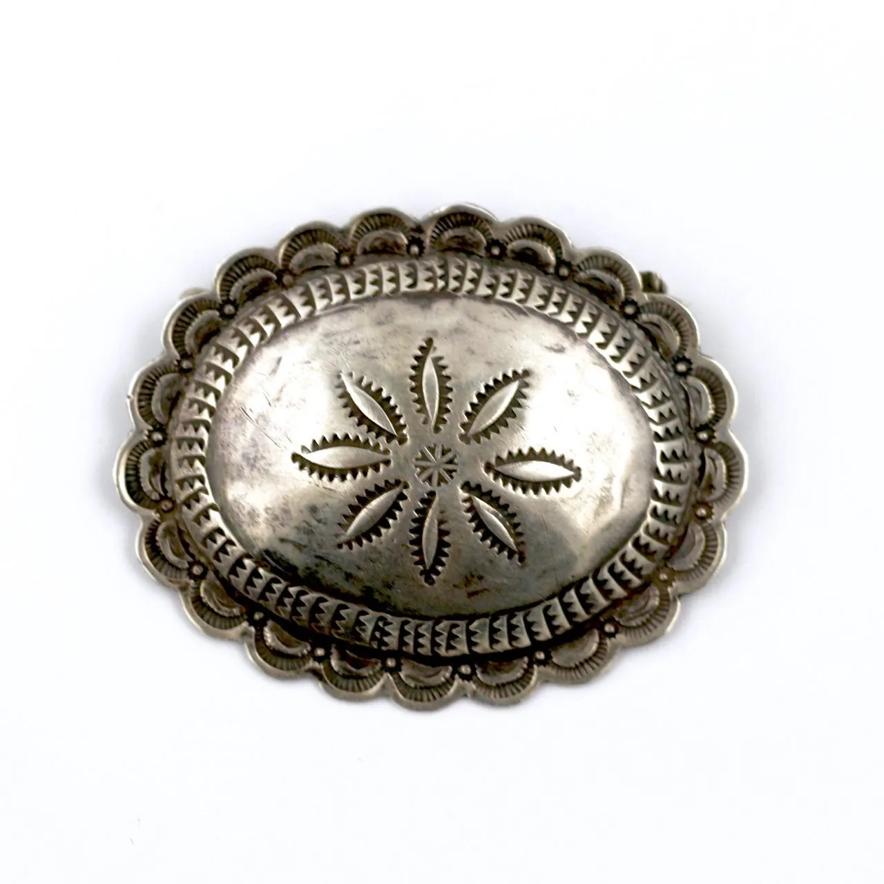 1940's Navajo Concho Brooch