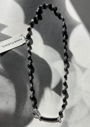 90's Black Bead Choker