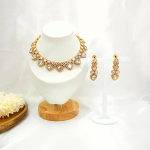 Aman Uncut Kundan Bridal Choker Necklace Set
