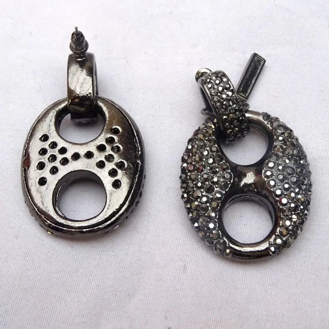 Beautiful Full Heavy Crystal Bold Big Cocktail Party Earring Jewellery