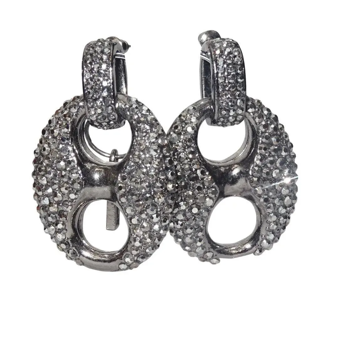 Beautiful Full Heavy Crystal Bold Big Cocktail Party Earring Jewellery