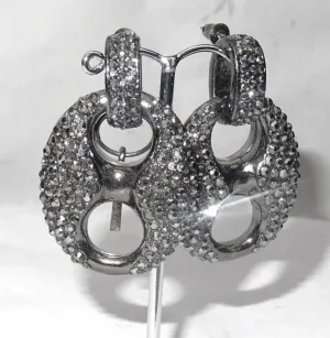 Beautiful Full Heavy Crystal Bold Big Cocktail Party Earring Jewellery