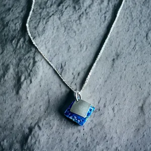 Blue speckle Necklace