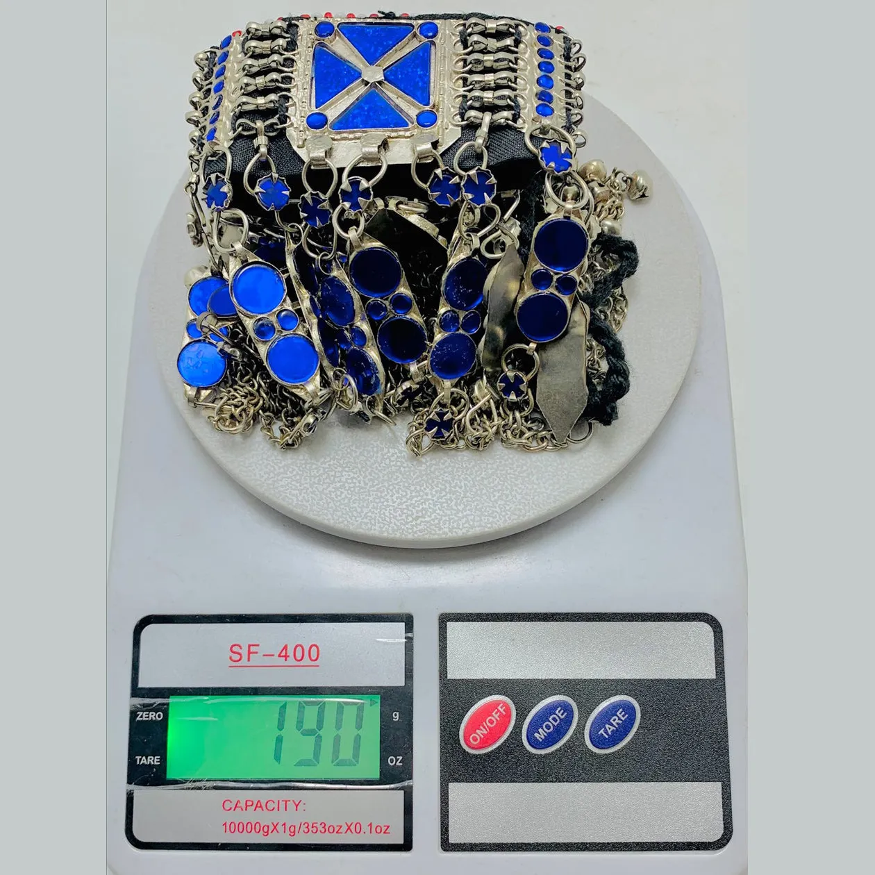 Blue Stones Handmade Choker Necklace