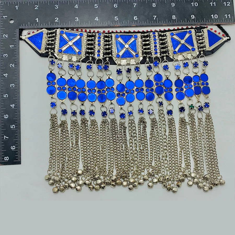 Blue Stones Handmade Choker Necklace