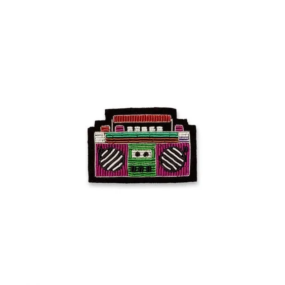 Boom Box Brooch