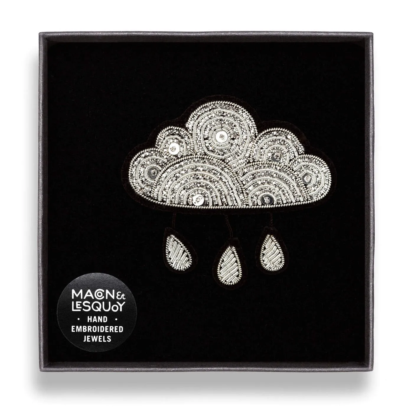 Cloud & Rain Brooch