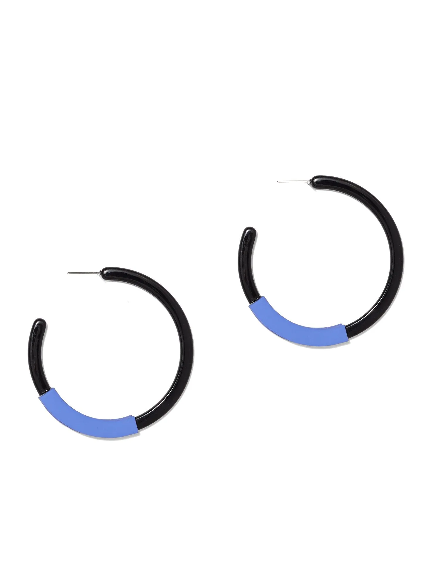 Colorblock Hoop Earring