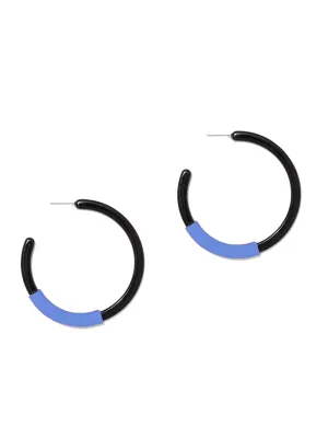 Colorblock Hoop Earring