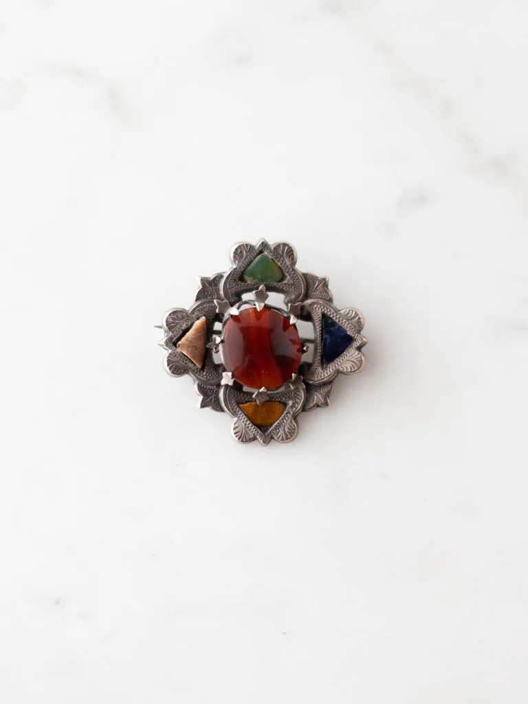 Colorful Scottish Brooch