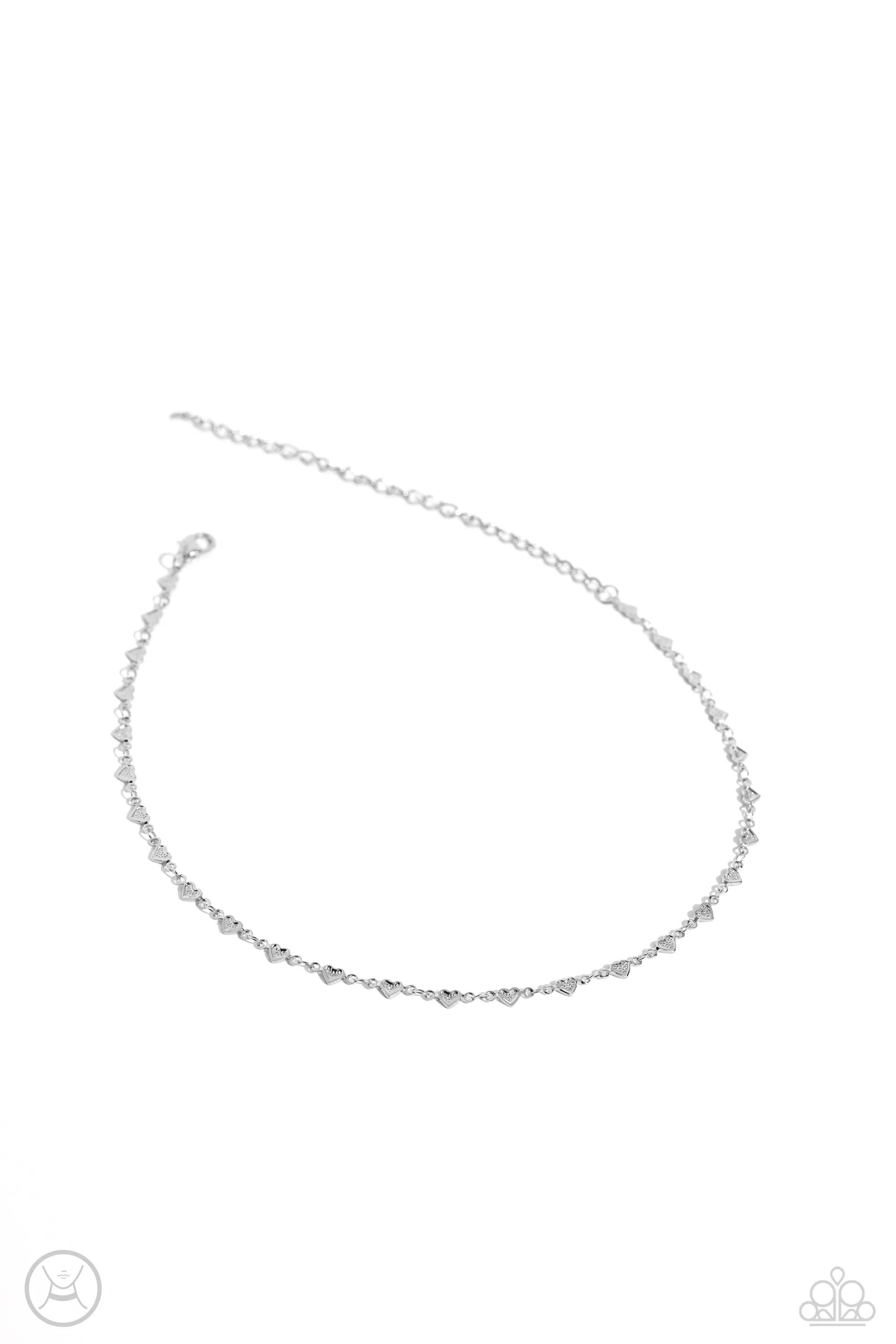 Cupid Catwalk - Silver Necklace - Paparazzi Accessories