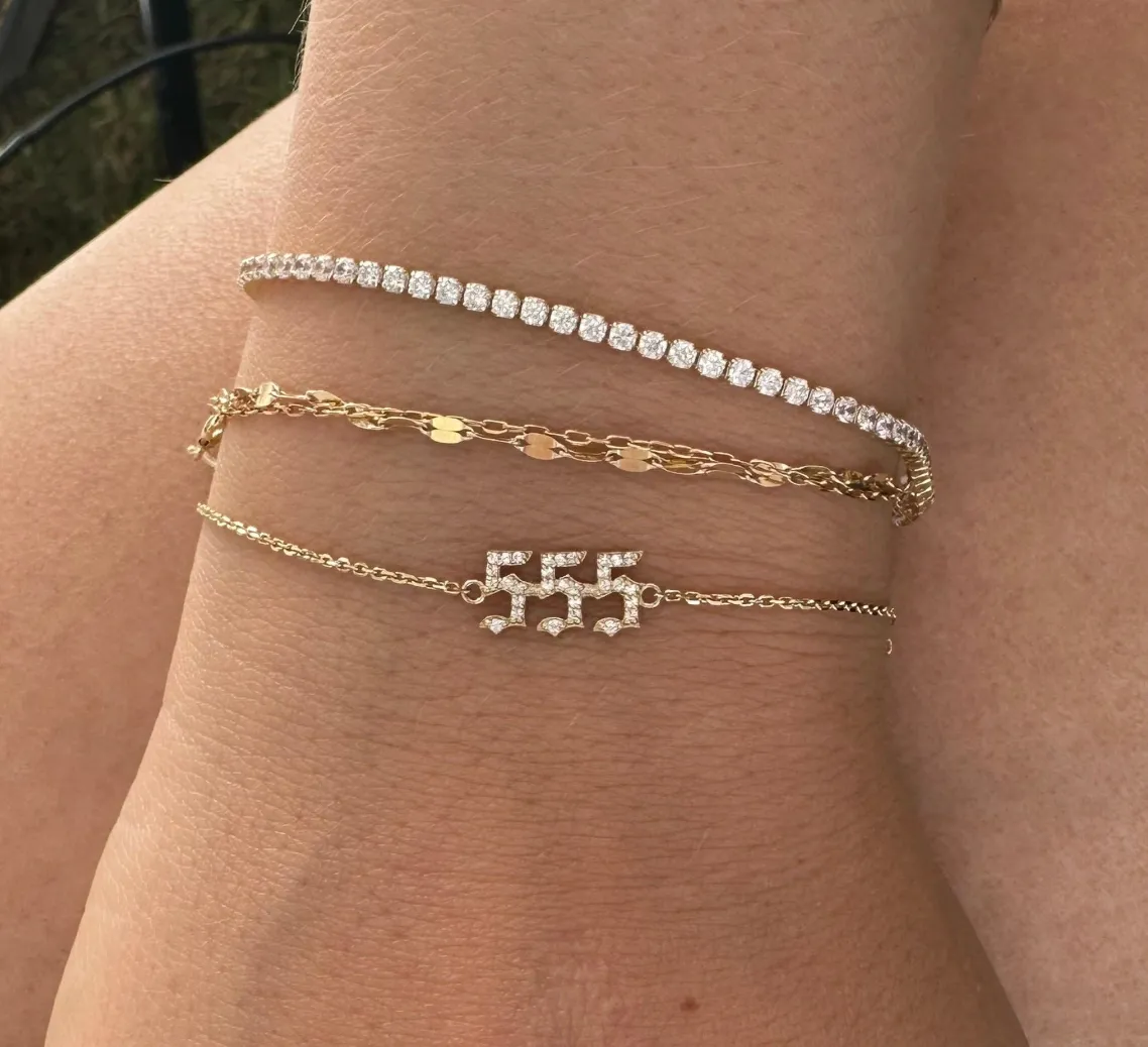 CZ Tennis Bracelet | Gold Vermeil