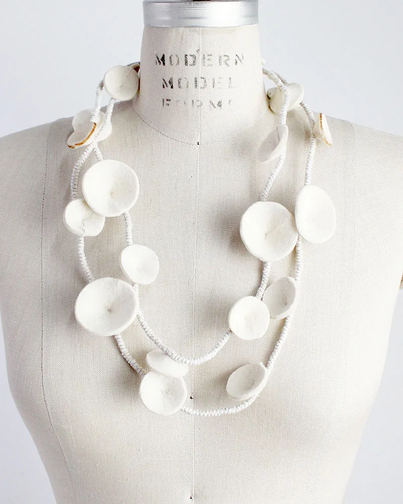 Douli Recycled Fiber Wrap Necklace