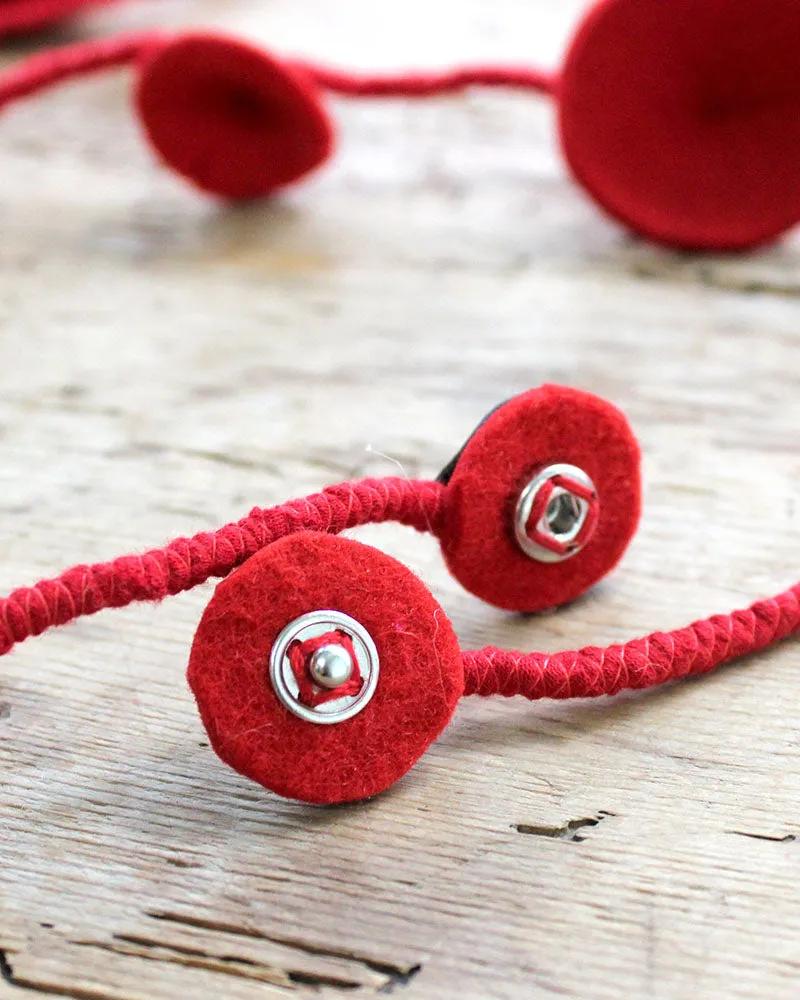 Douli Recycled Fiber Wrap Necklace