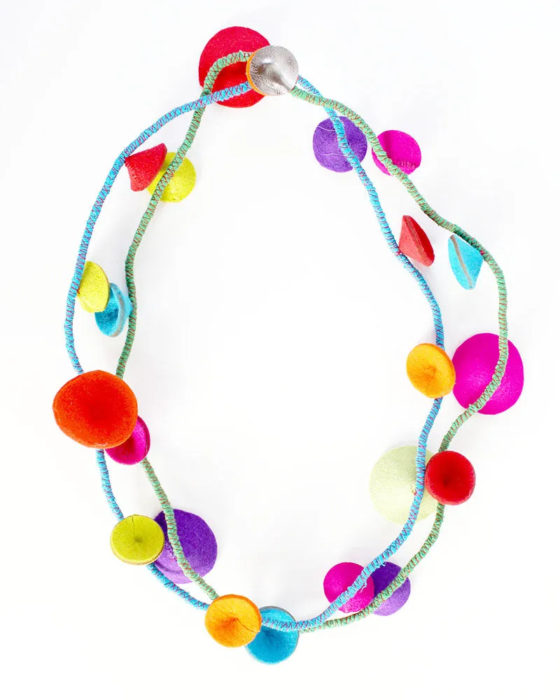 Douli Recycled Fiber Wrap Necklace