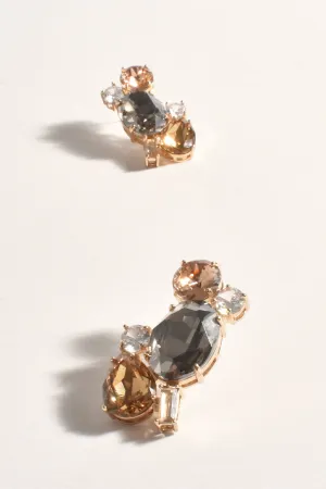 Emmie Jewel Cluster Stud Earrings