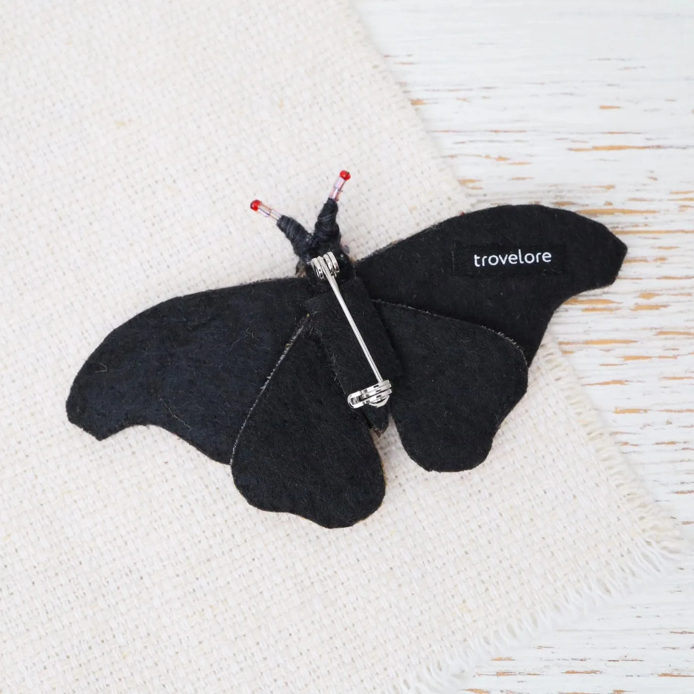 Emperor Mopane Moth Brooch Pin