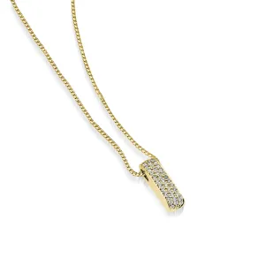 Essence Pave Diamond Pendant Necklace