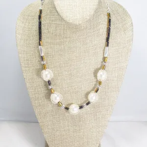 Fanchone Beaded Bead Necklace