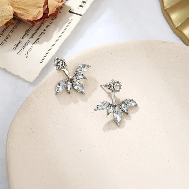 Fashion Jewelry Cute Cherry Blossoms Flower Stud Earrings For Women Cute Jewelry Several Peach Blossoms Earrings