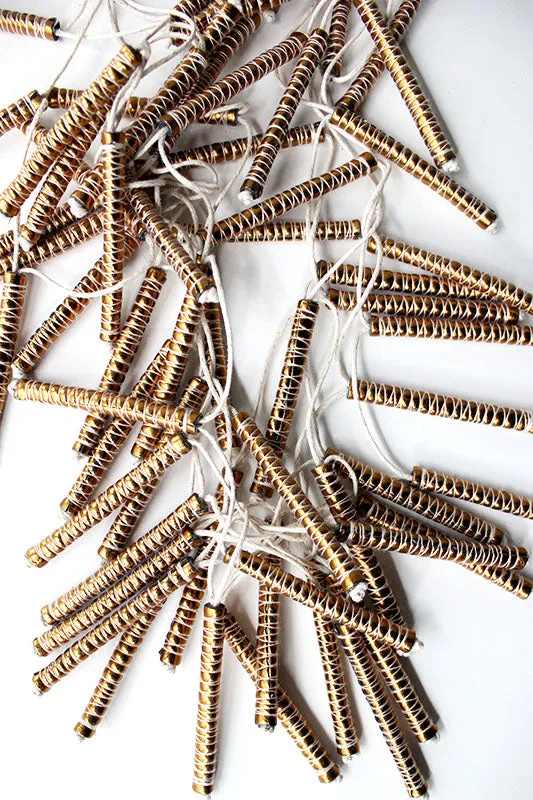 Firecracker Recycled Textile Necklace