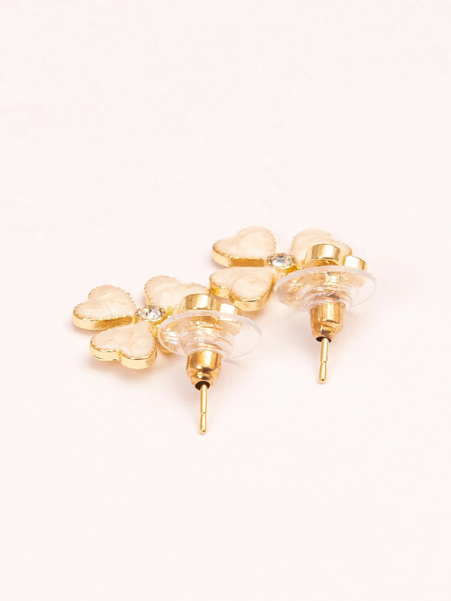 Floral Heart Earrings