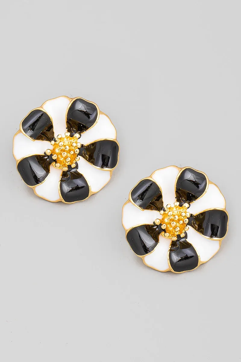 Floral Stud Earrings