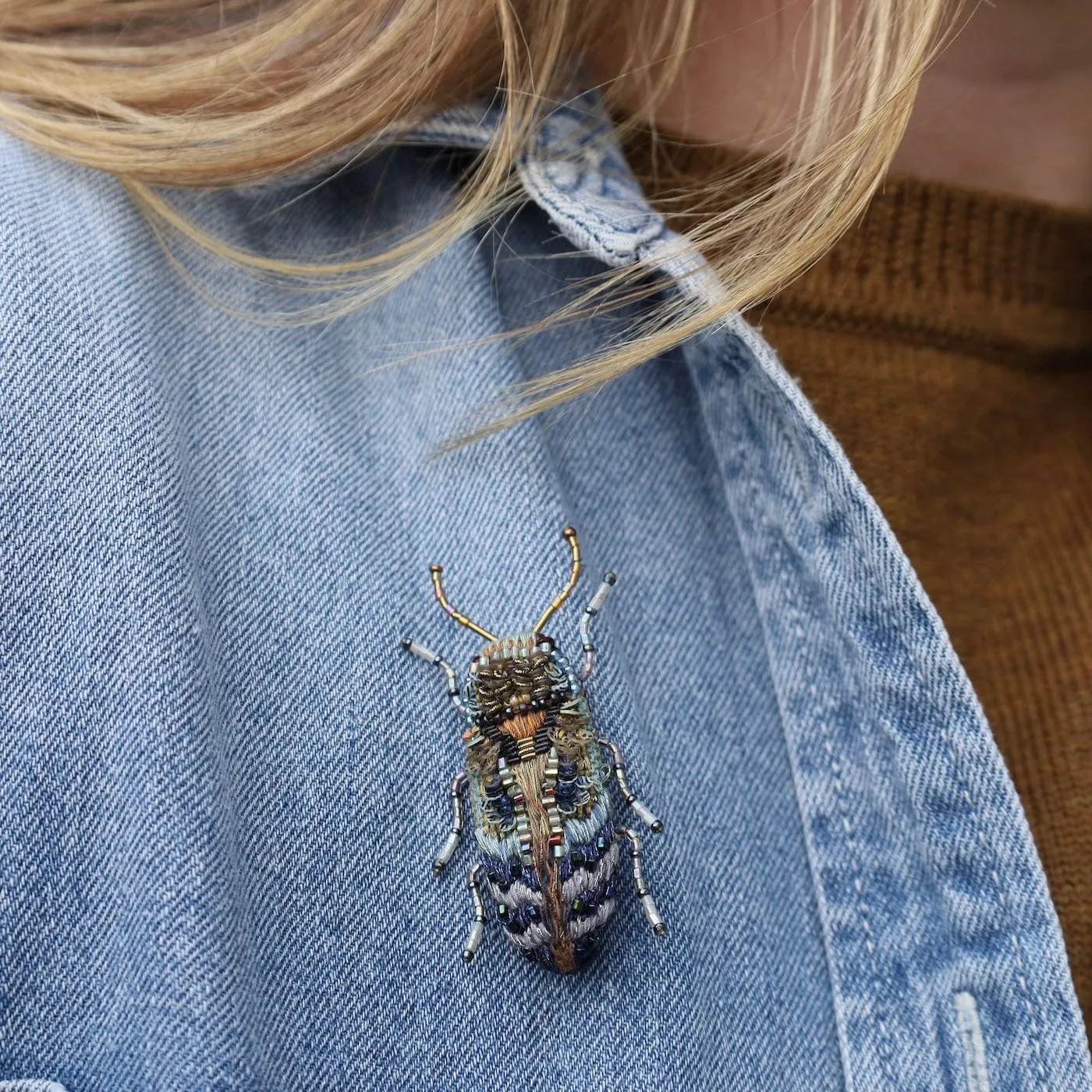 Florentinus Beetle Brooch Pin