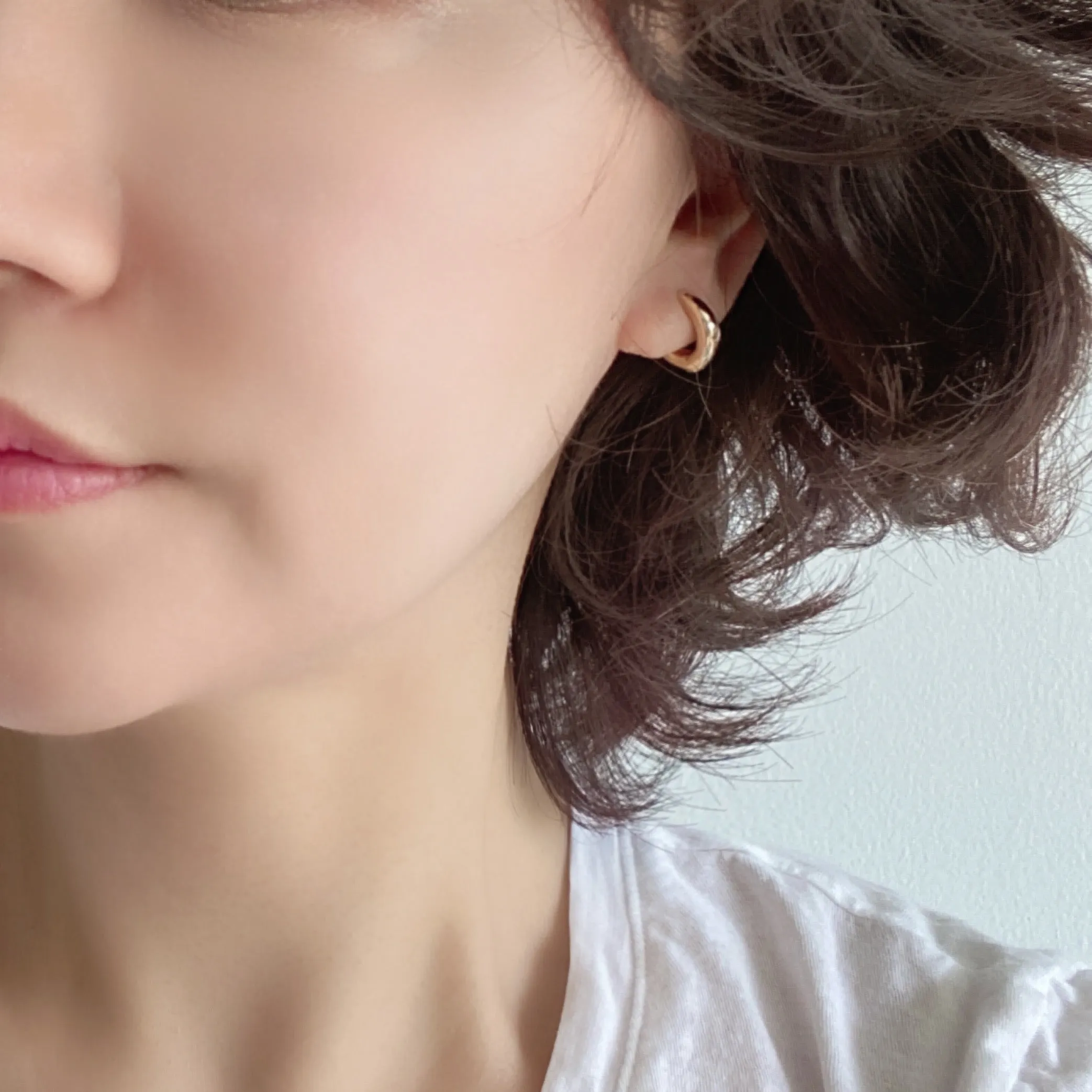 Gold Filled Bold Mini Huggie Earrings