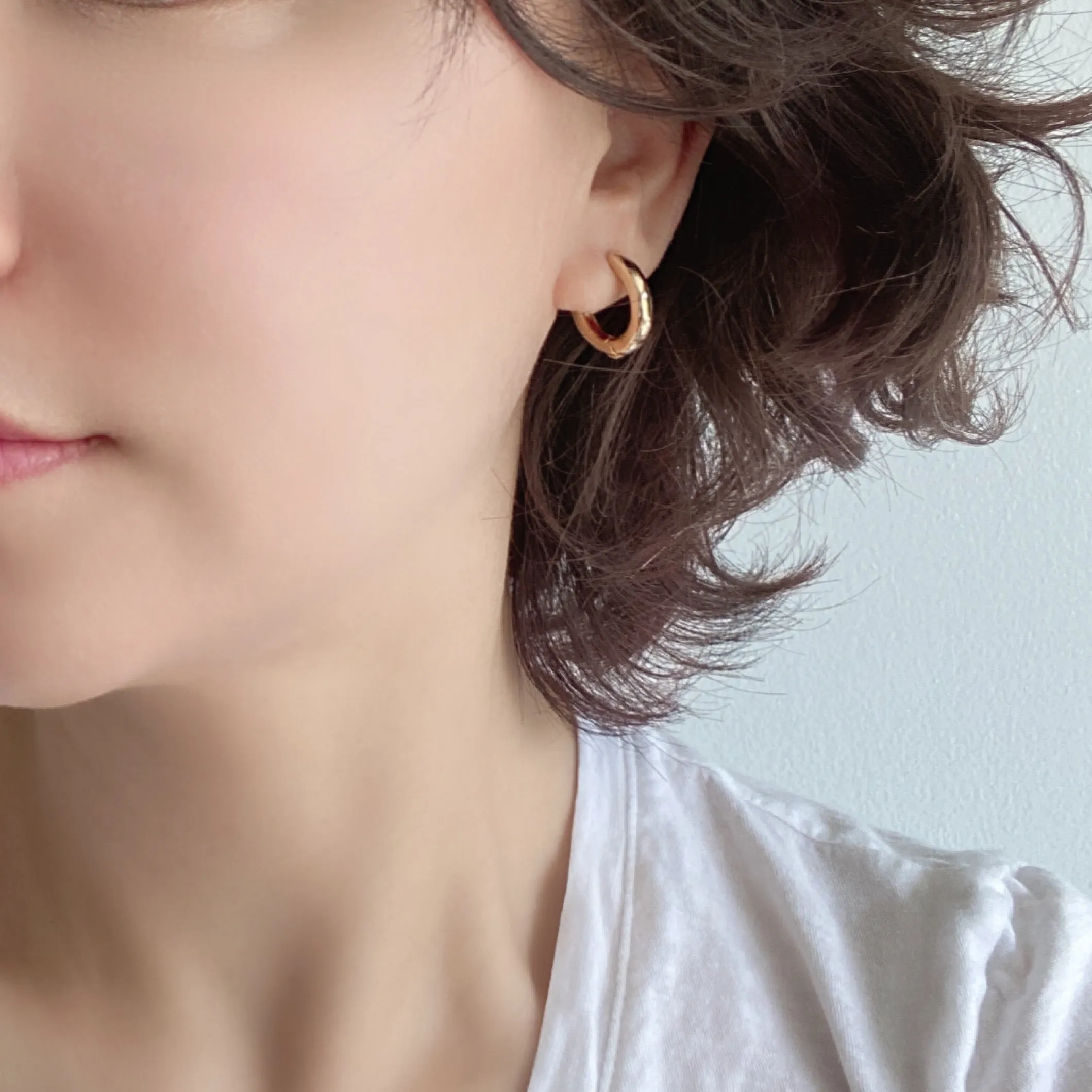 Gold Filled Bold Mini Huggie Earrings