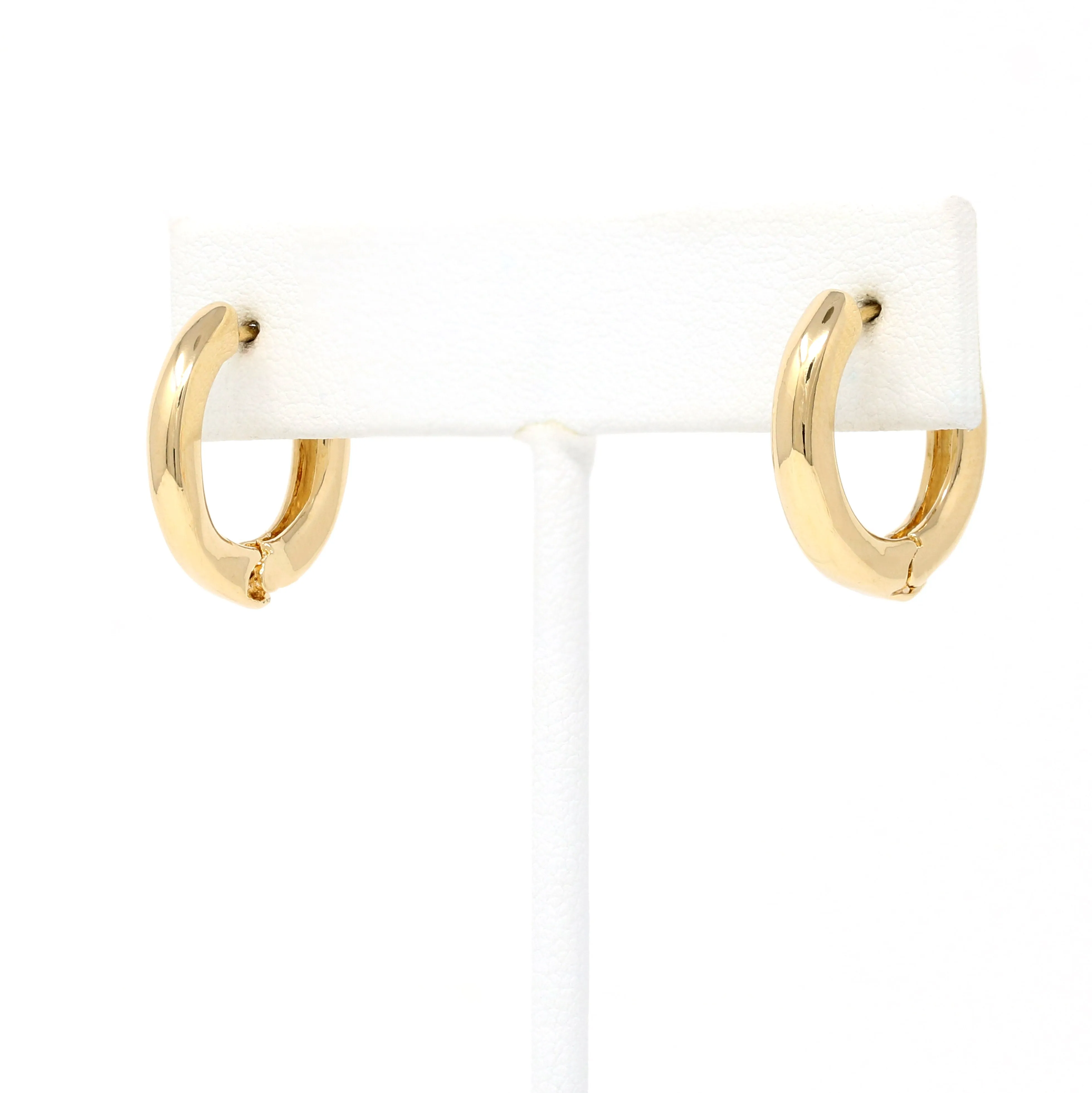 Gold Filled Bold Mini Huggie Earrings