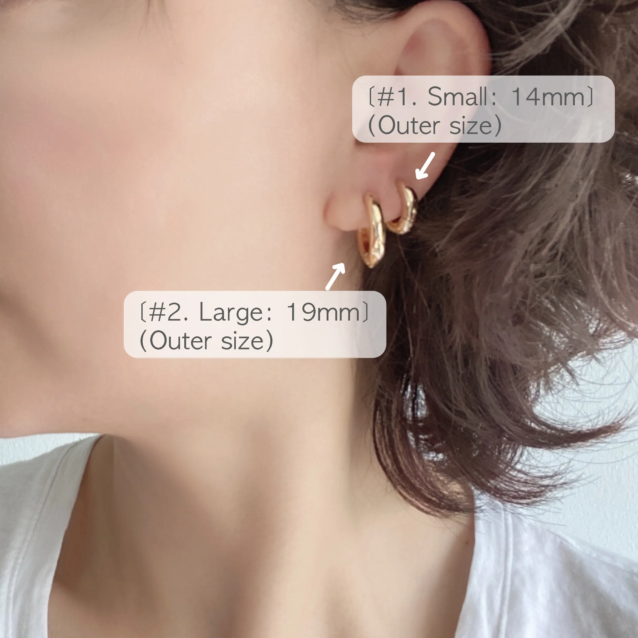 Gold Filled Bold Mini Huggie Earrings