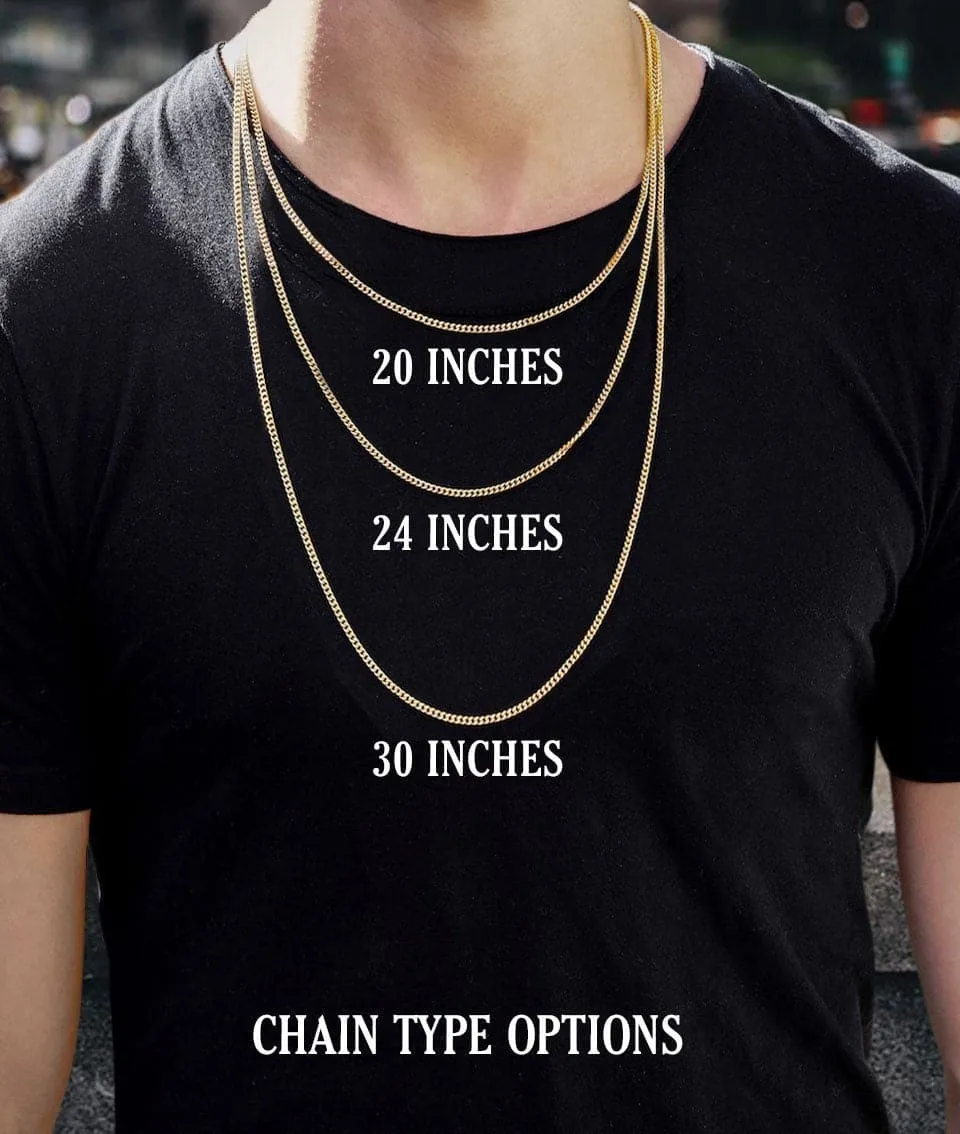 Gold Plated Franco Link Chain & Jesus Head Pendant | Appx. 14.8 Grams
