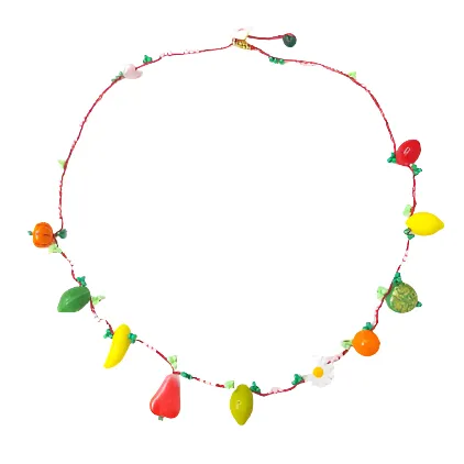 ITALIAN HANDMADE NECKLACE - FRIUTS