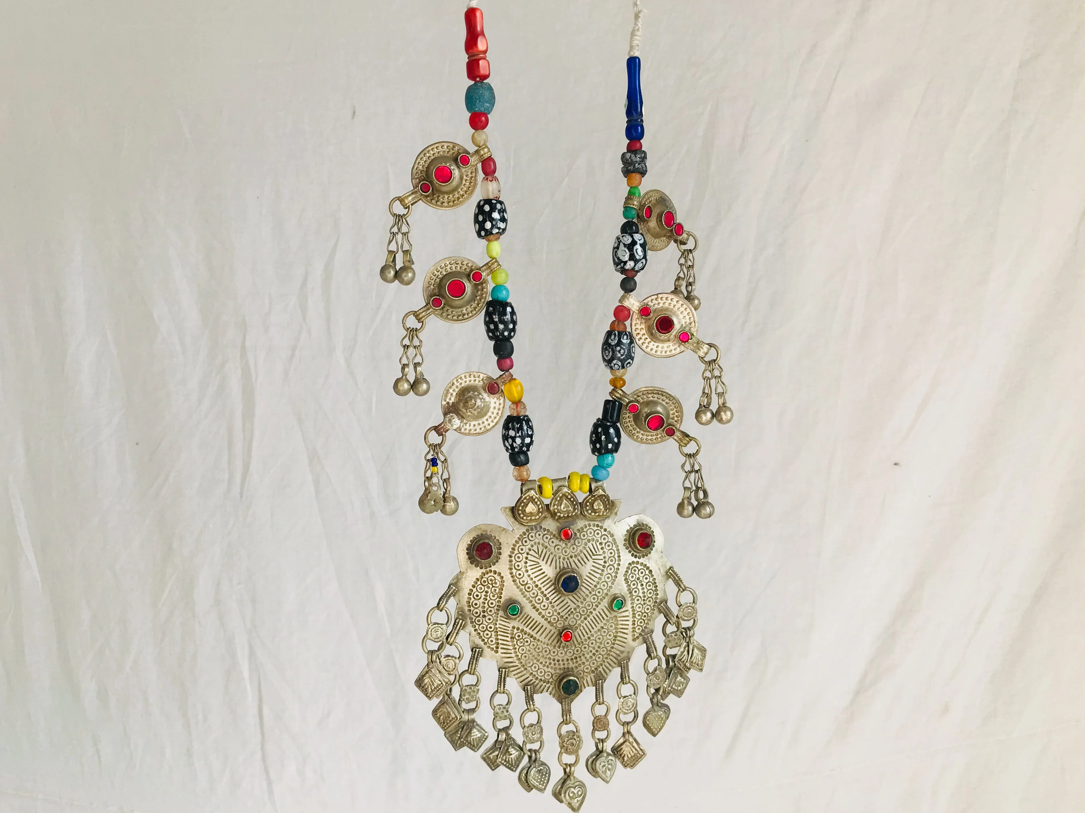 Kashmiri Necklace. Big Heart.