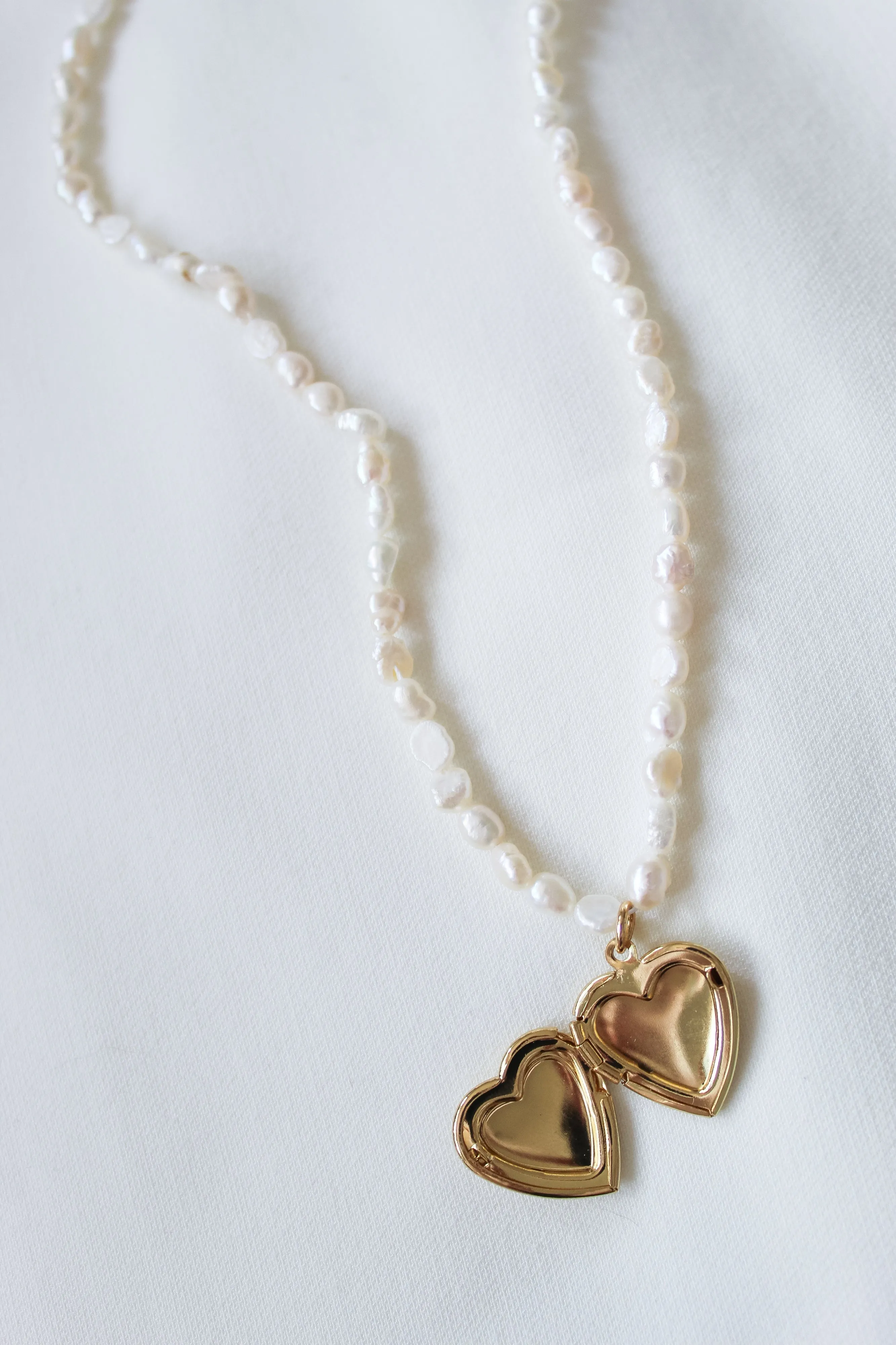 Kinsey Designs Giselle Locket Pearl Necklace