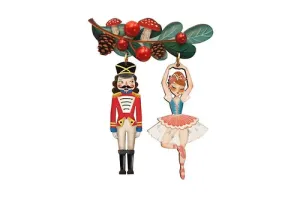 LaliBlue :  Christmas :  Nutcracker Couple Brooch
