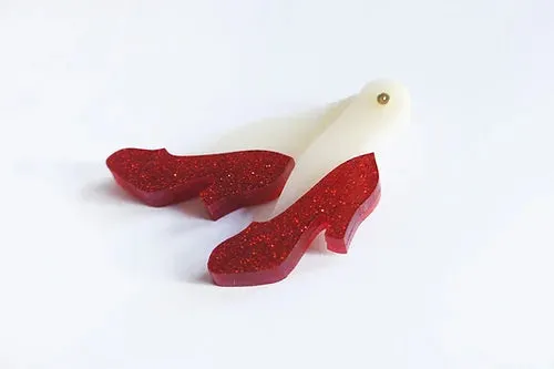 LaliBlue : Classic Films : Red Shoes Brooch [PRE-ORDER]