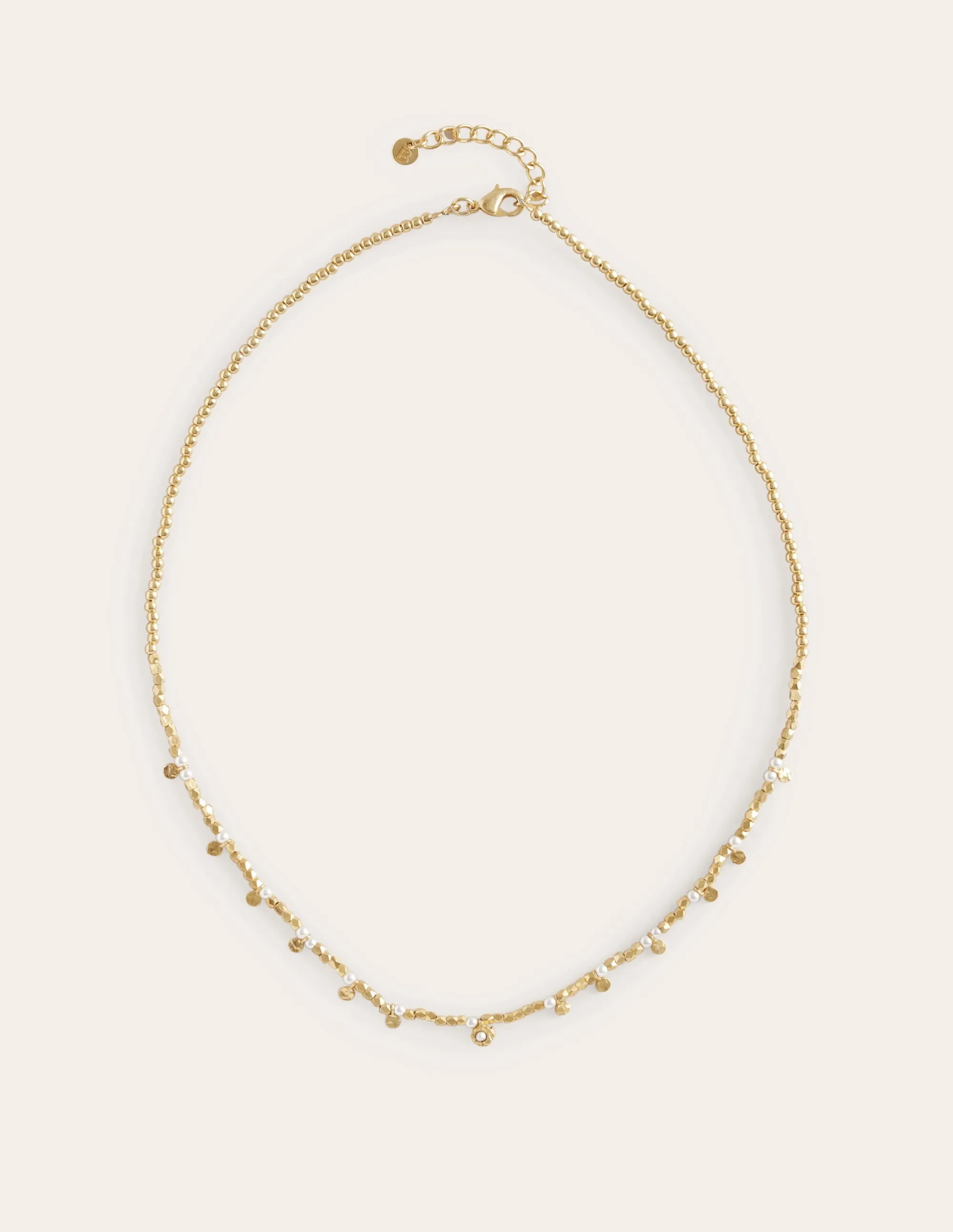 Layering Bead Necklace-Gold