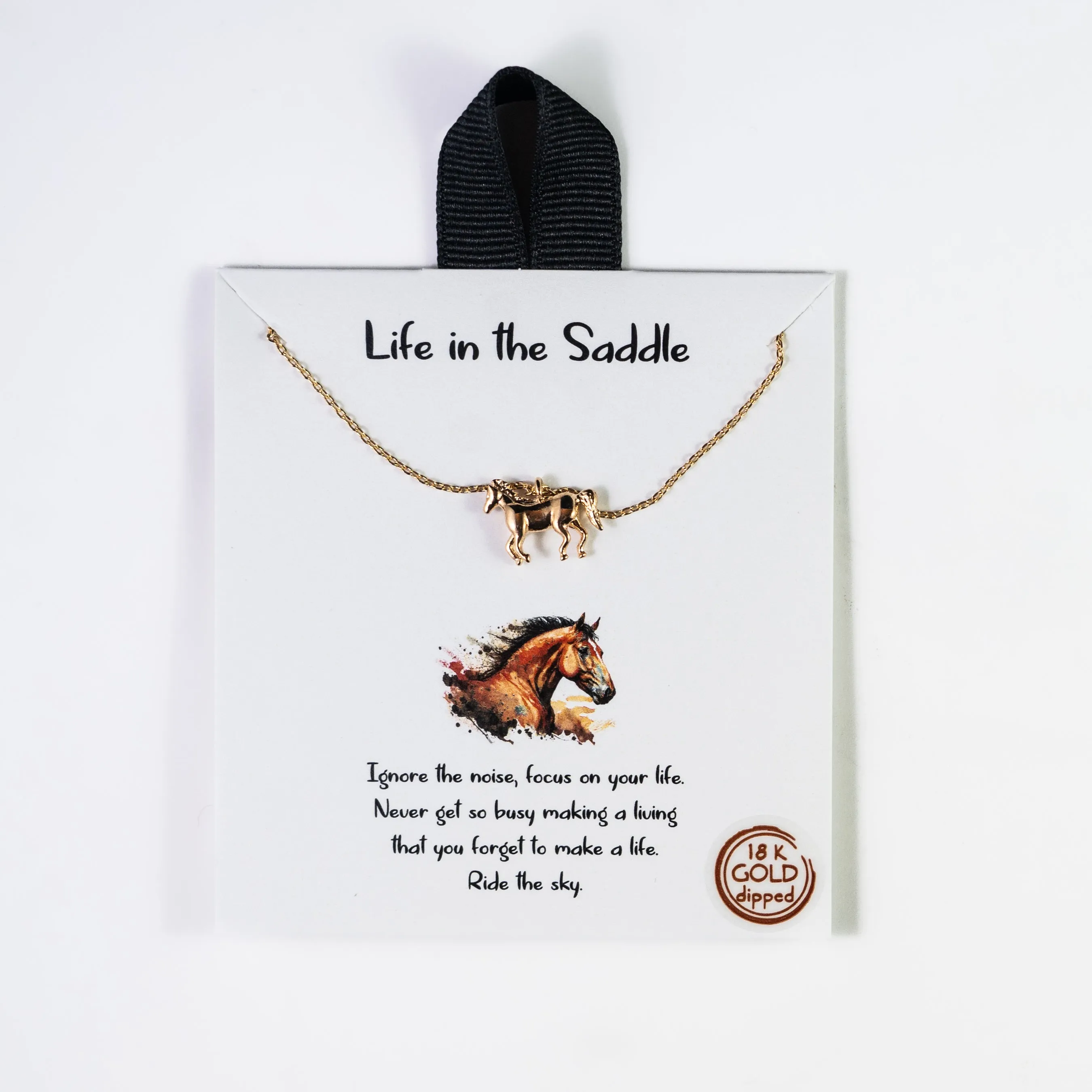 Life in the Saddle Necklace