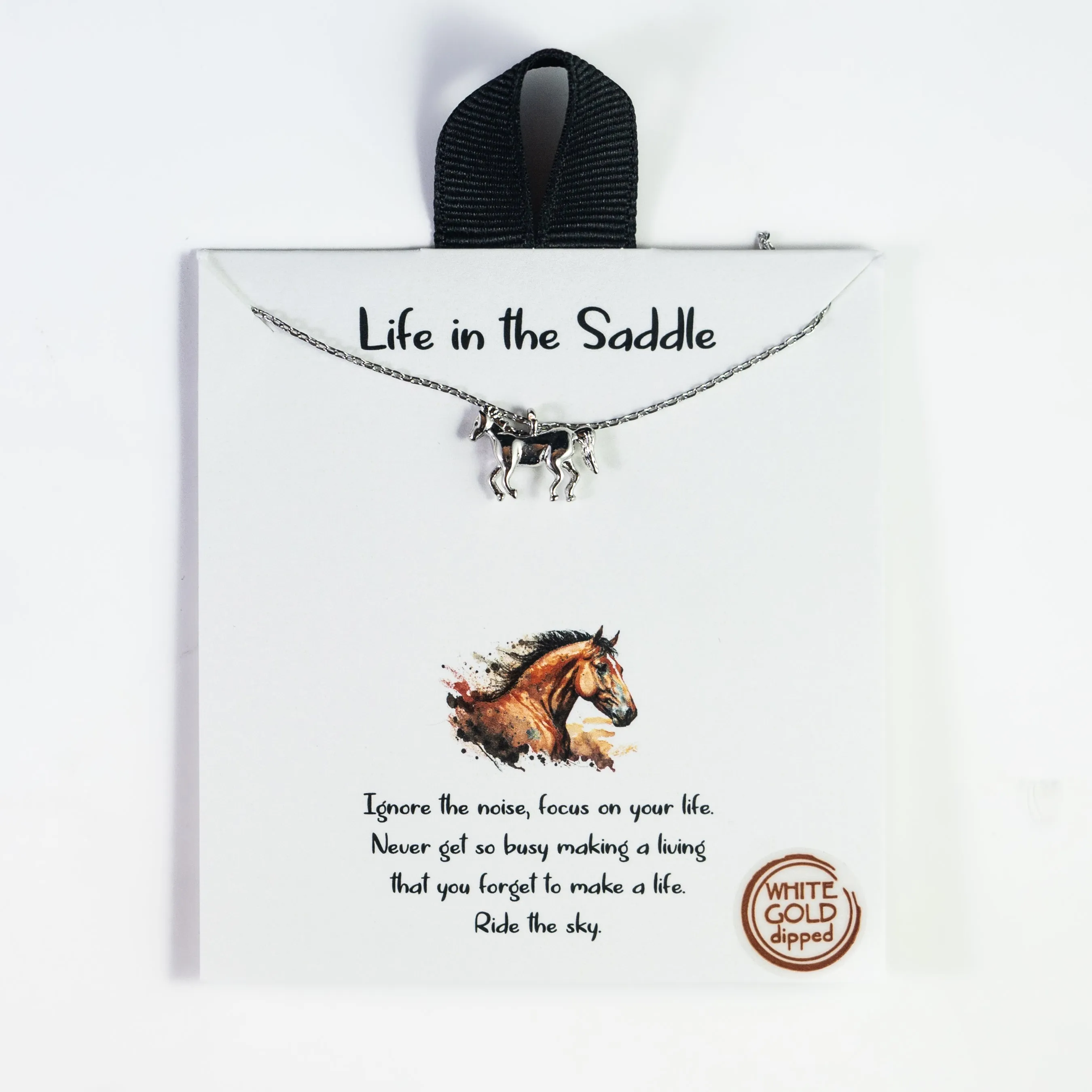 Life in the Saddle Necklace