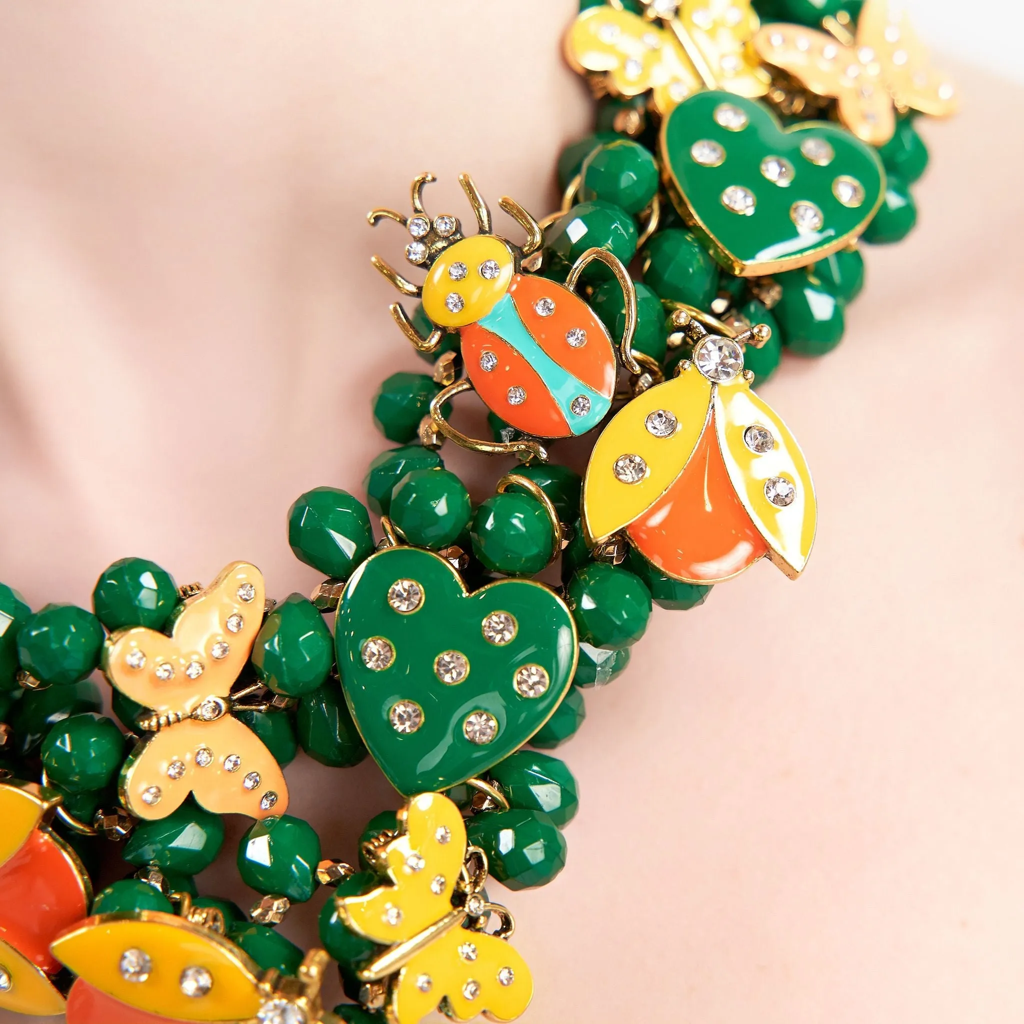 Lovebug Bib - Grass Green